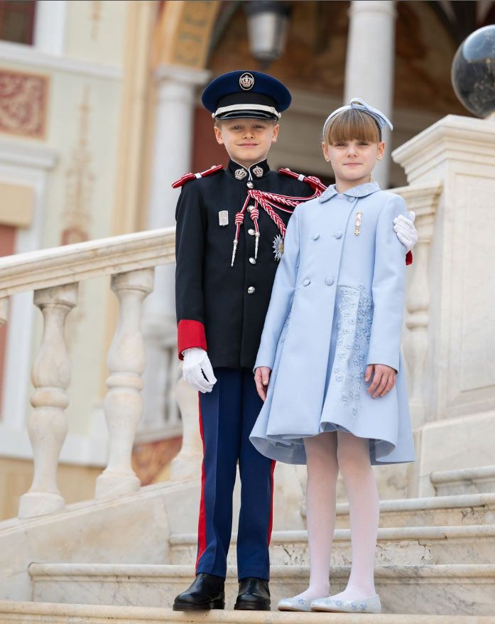 Jacques y Gabriella de Mónaco en el Día Nacional de Mónaco de 2024