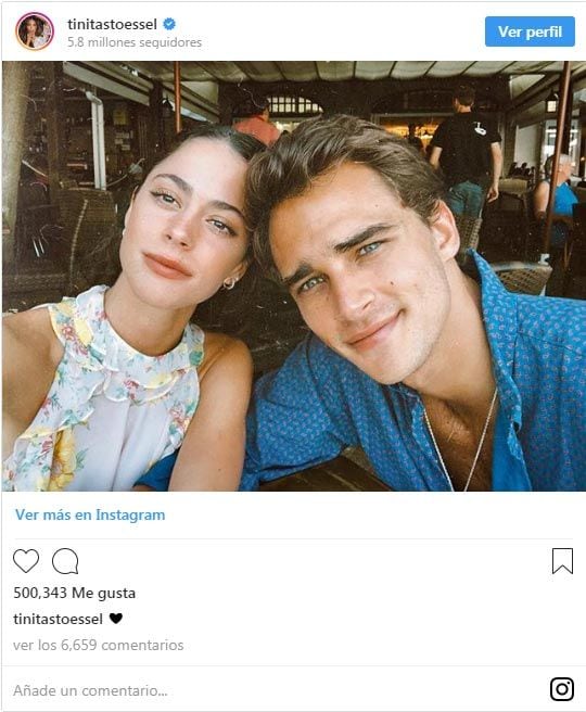 Tini Stoessel y Pepe Barroso