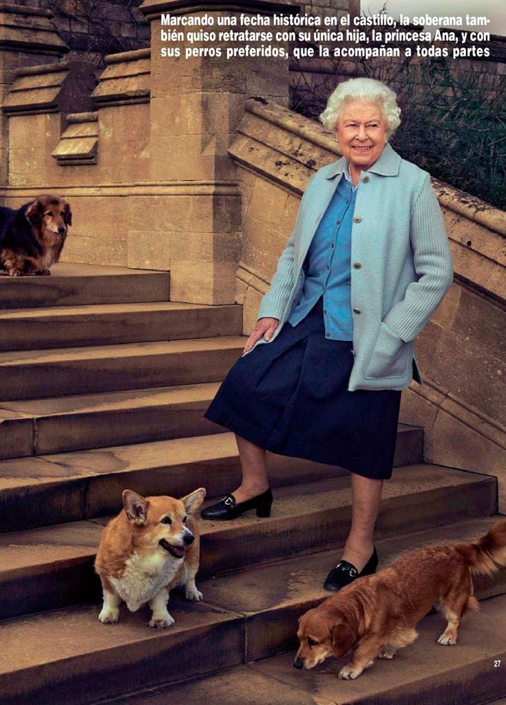 La reina de Inglaterra por Leibovitz