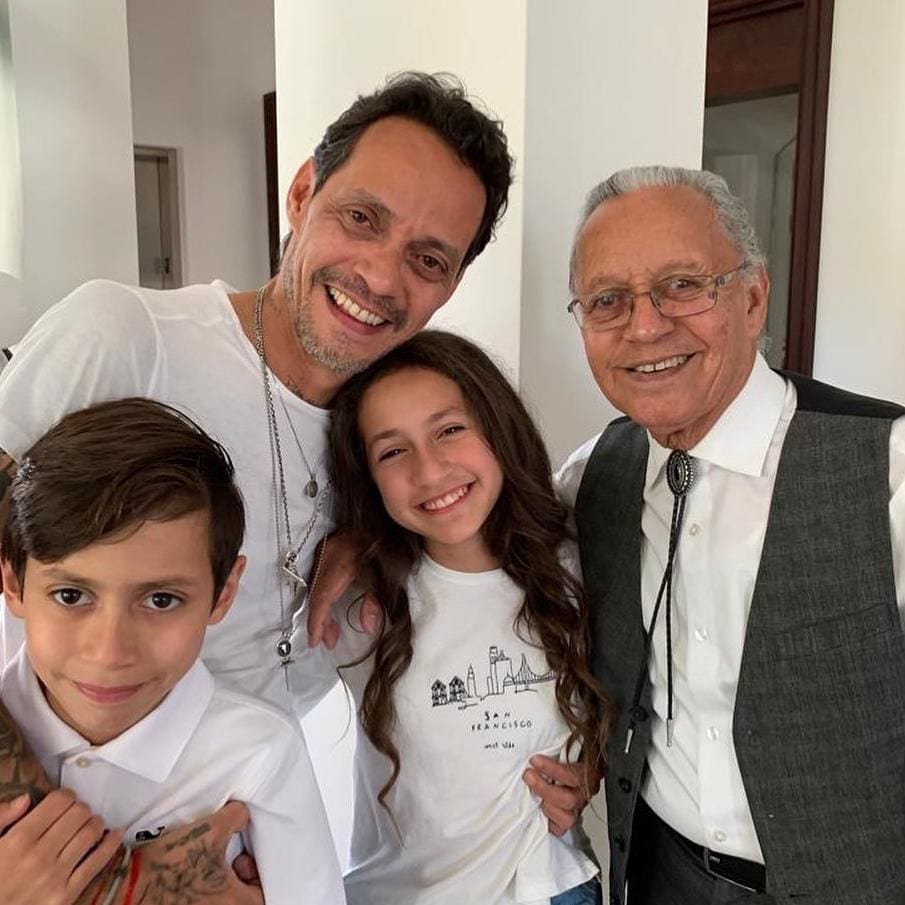 marc anthony con su pap 