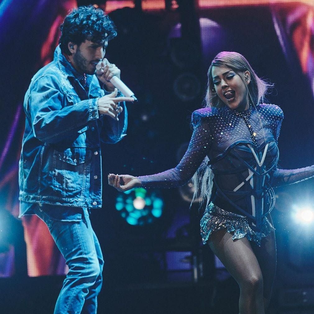 Danna Paola y Sebastián Yatra