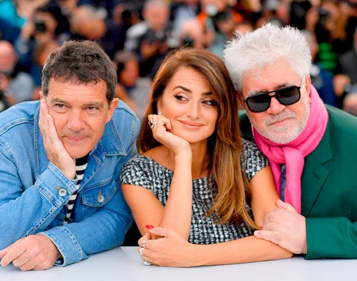 Almodóvar, Penélope Cruz y Antonio Banderas