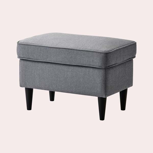 ikea strandmon reposapies nordvalla gris oscuro