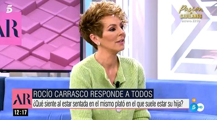 Rocío Carrasco se sienta en el plató de 'El programa de Ana Rosa'