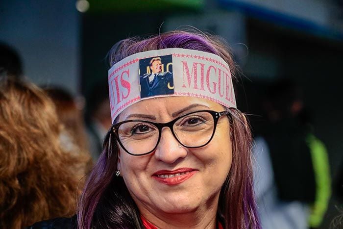 Fans del concierto de Luis Miguel en Buenos Aires