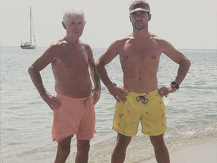 David Bisbal junto a su padre, Pepe, de 81 años 