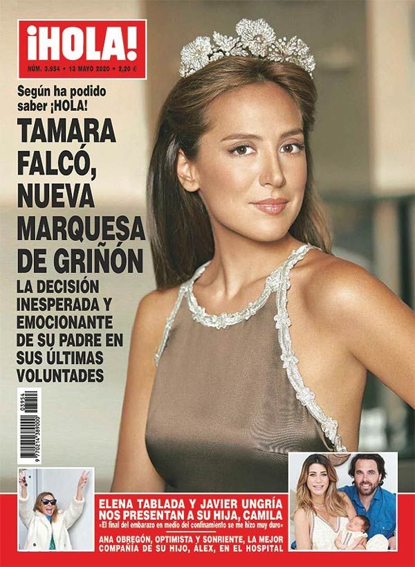 Tamara Falcó en la portada de ¡HOLA!