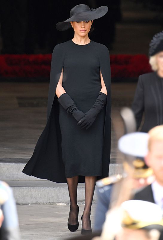 Meghan Markle en el funeral de Isabel II