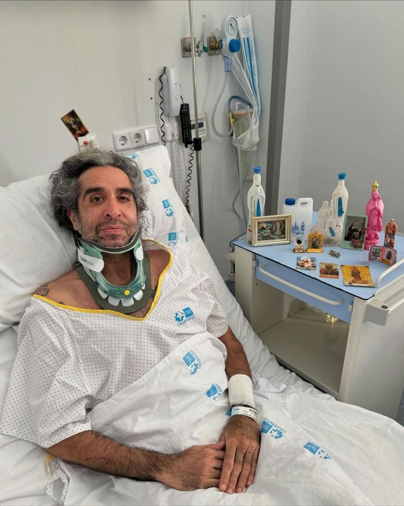 Mario Vaquerizo, ingresado en el Hospital Ramón y Cajal 