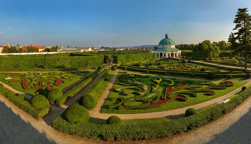 Jardines de la ciudad de Kroměříž, Moravia del Sur