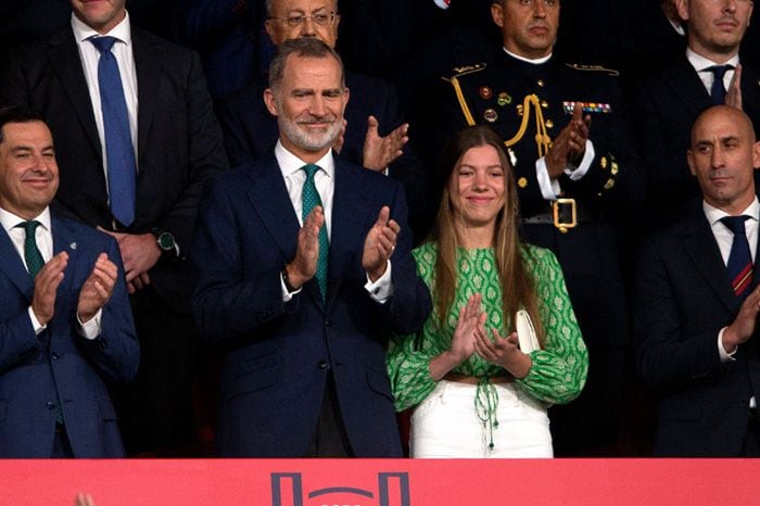 El rey Felipe y la infanta Sofía