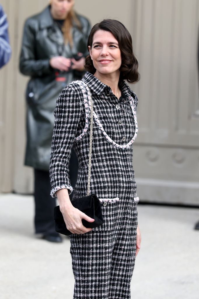 Carlota Casiraghi en el desfile de Chanel en Paris Fashion Week