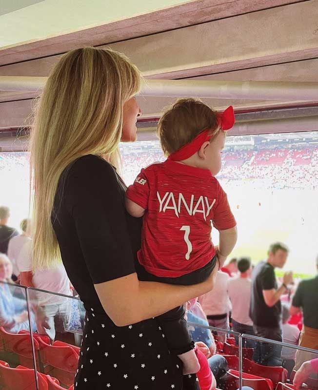 Edurne y su hija Yanay