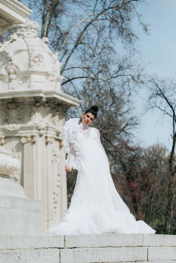 Novias flamencas con volantes Johanna Calderón