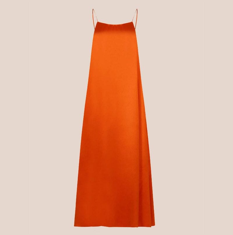 vestido naranja