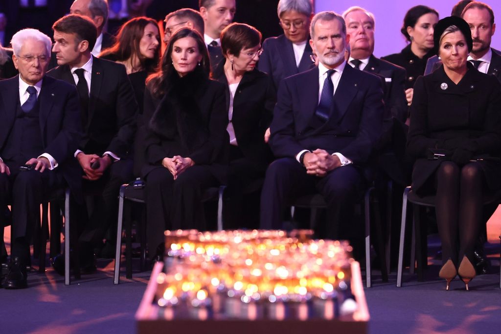 Felipe VI y Doña Letizia acuden a la 80 conmemoracion de la liberacion de Auschwitz