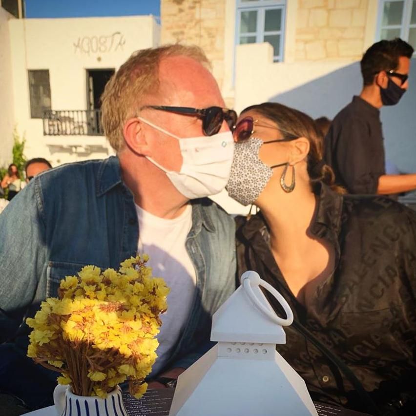 Salma Hayek y su esposo, François-Henri Pinault