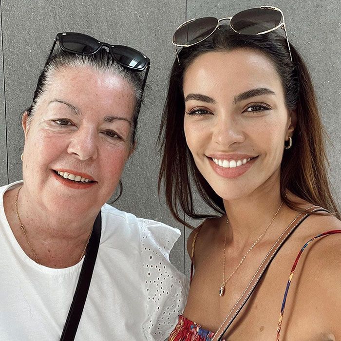 Joana Sanz y su madre