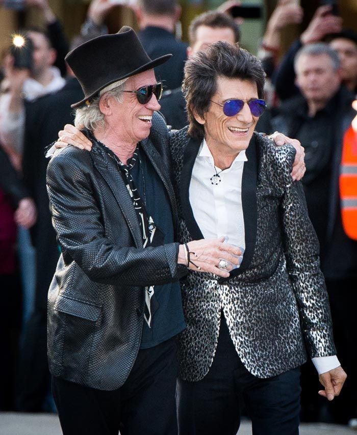 Keith Richards y Ronnie Wood
