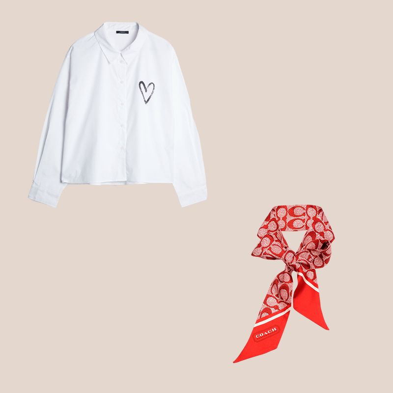 camisa blanca y pañuelo rojo