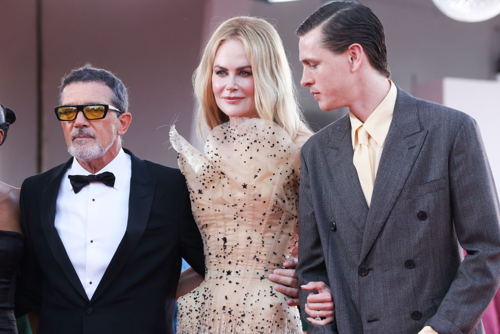 Antonio Banderas, Nicole Kidman y Harris Dickinson