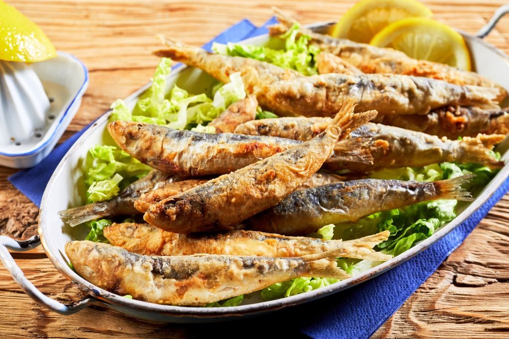 Fritura de boquerones