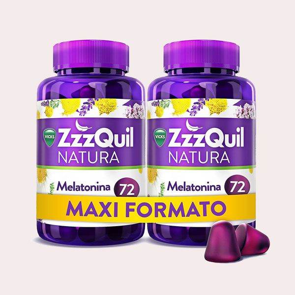 ZzzQuil Natura Gummies Para Dormir de Melatonina pura y Extractos de Valeriana