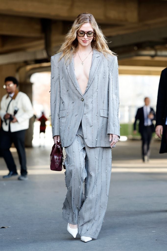 Chiara Ferragni en el desfile de Stella McCartney 