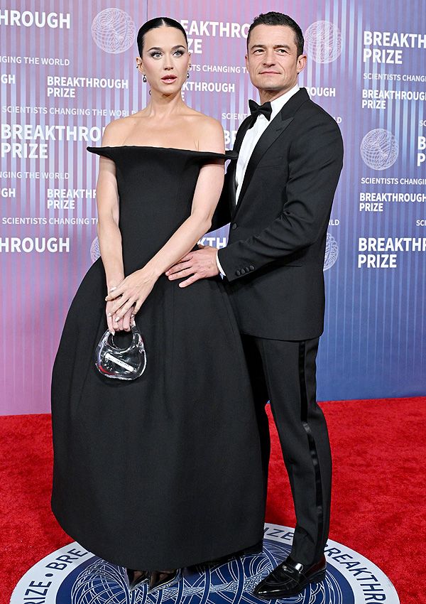 El insólito posado de Katy Perry y Orlando Bloom en los premios Breakthrough