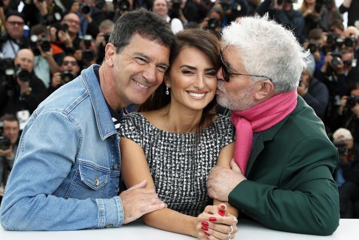 Antonio Banderas, Penélope Cruz y Pedro Almodóvar