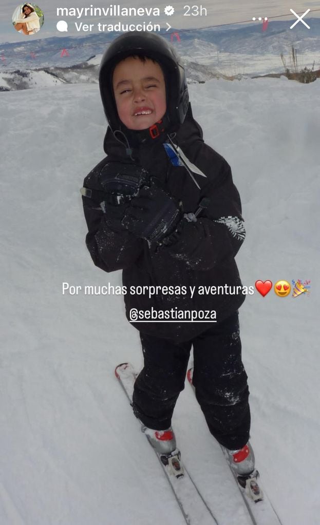 Mayrín recordó la infancia de su hijo para desearle feliz cumpleaños.