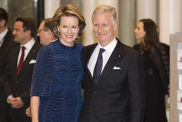 Los Reyes de los belgas, Felipe y Matilde, acudieron a la celebración que tuvo lugar en el edificio de la Filarmónica de Luxemburgo
