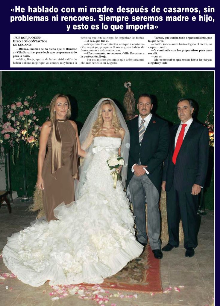 Blanca Cuesta boda HOLA PLUS