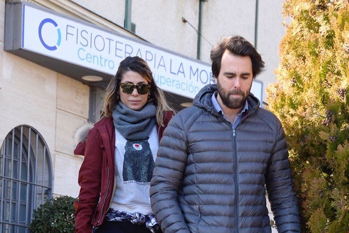 Elena Tablada y Javier Ungría en una salida por Madrid