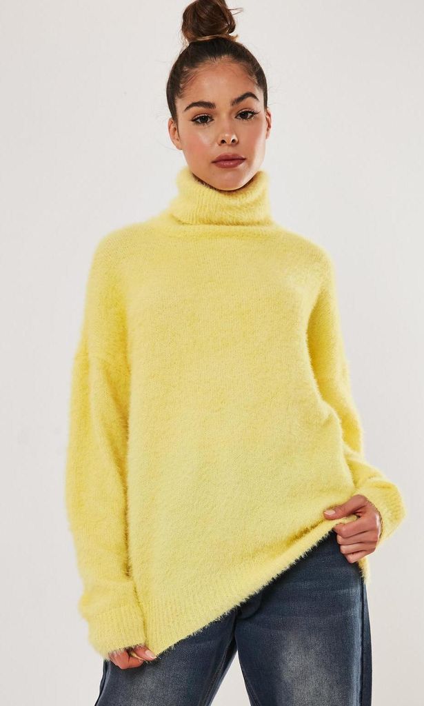 sweater amarillo de missguided