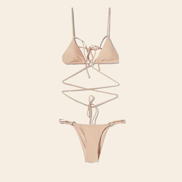 bikini camel bershka