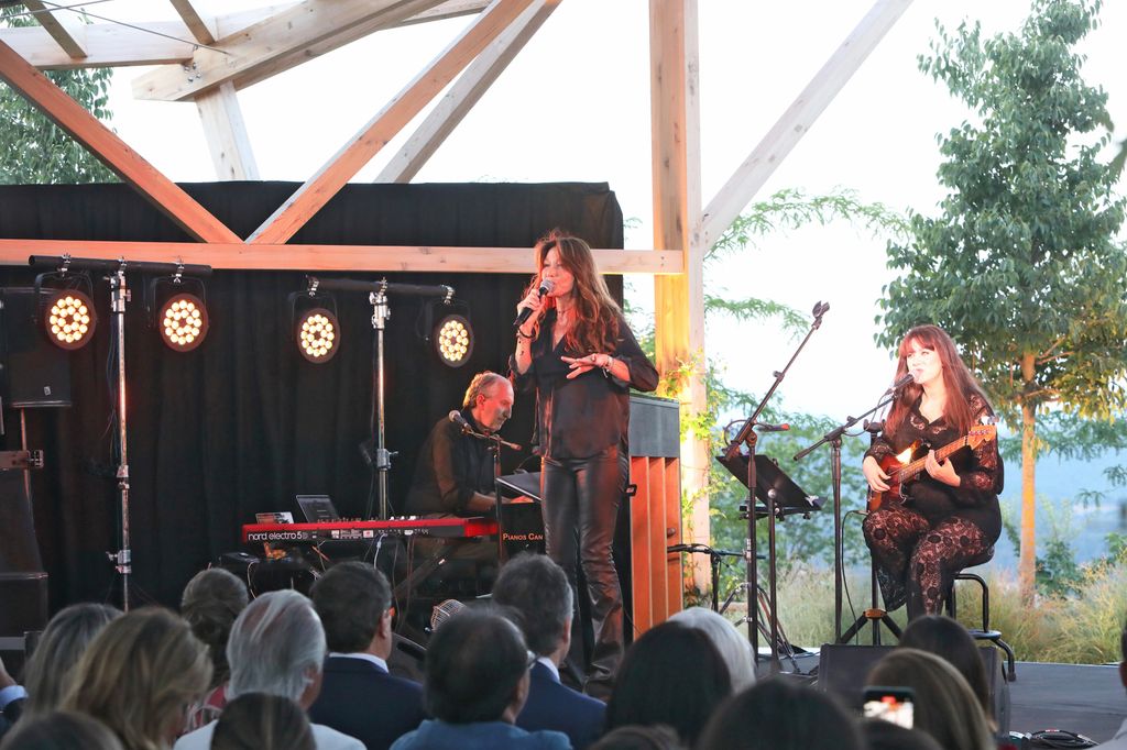 Carla Bruni de concierto en Barcelona