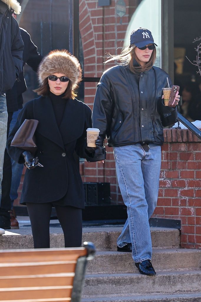 Kendall Jenner y Hailey Bieber en Aspen, Colorado