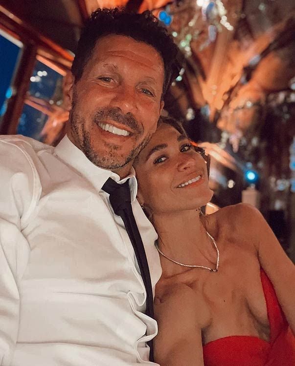 Simeone y Carla Pereyra