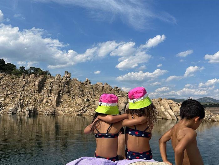 Los hijos de Cristiano y Georgina en el Pantano de San Juan