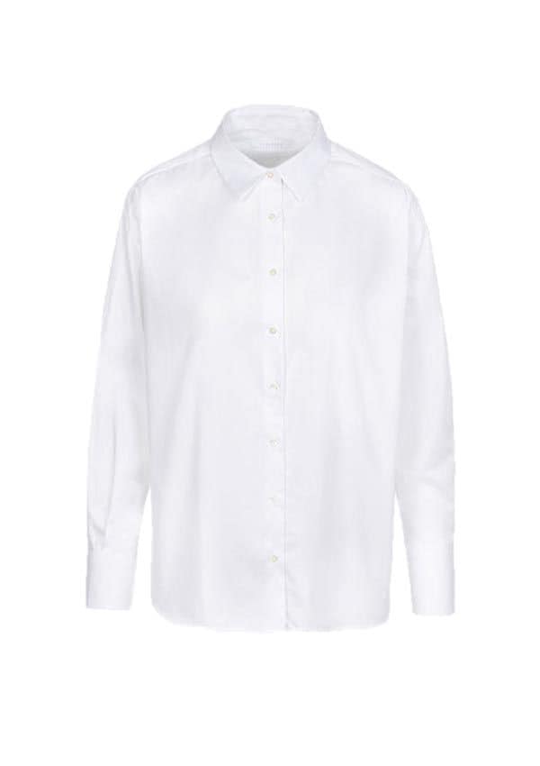 camisa blanca oxford