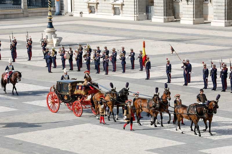 Carroza en el Palacio Real