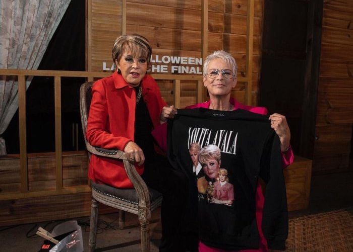 Lolita Ayala y Jamie Lee Curtis en México