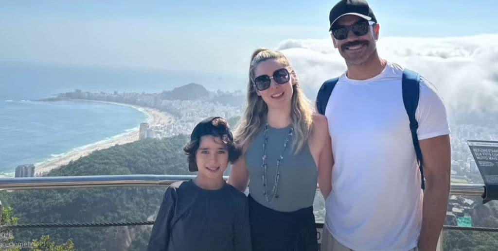 Ariadne Díaz y Marcus Ornellas disfrutan de Río de Janeiro.