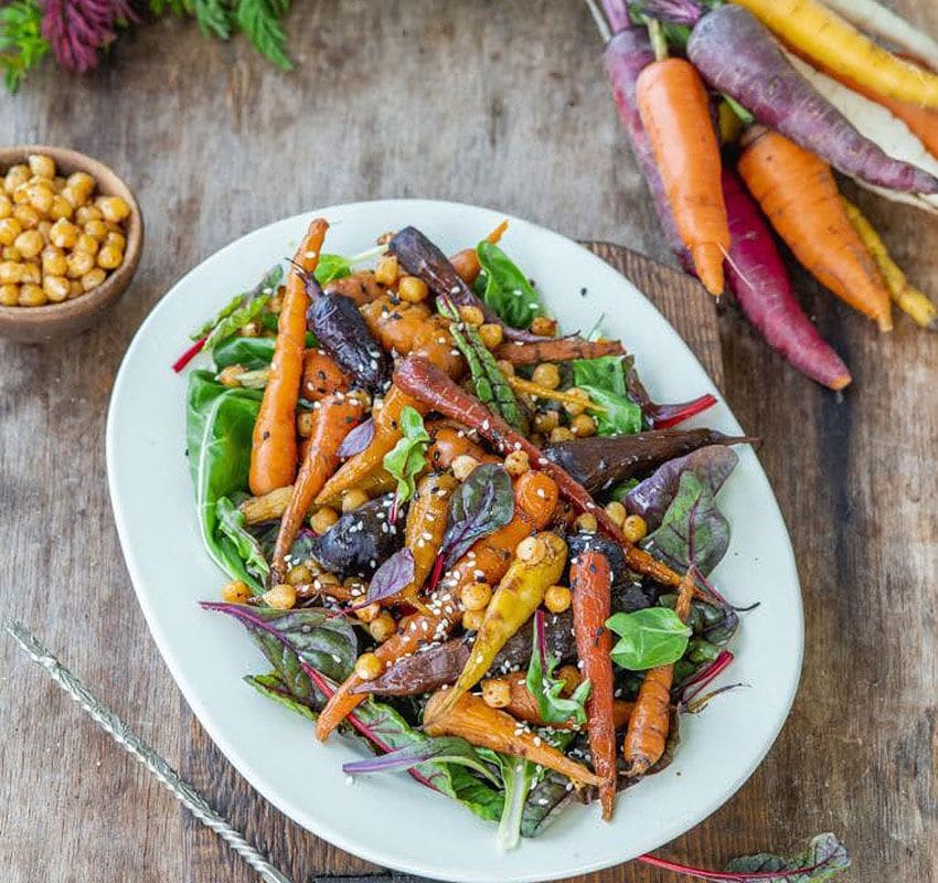 ensalada zanahoria garbanzos