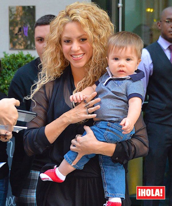 Shakira con su hijo Sasha en una imagen de archivo
