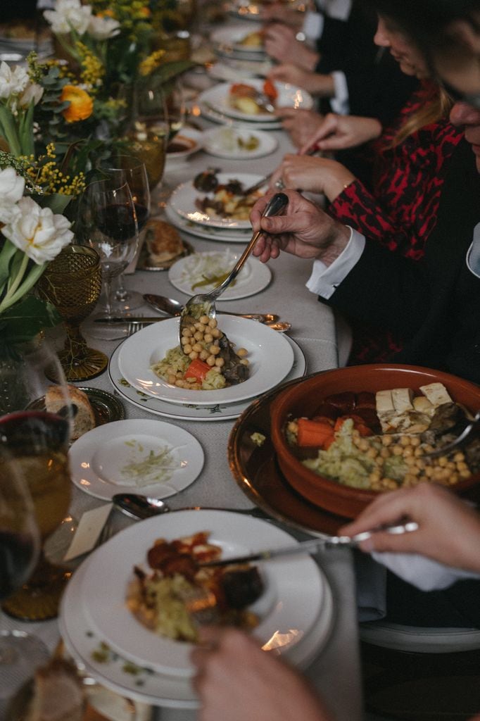 Menú de boda con cocido