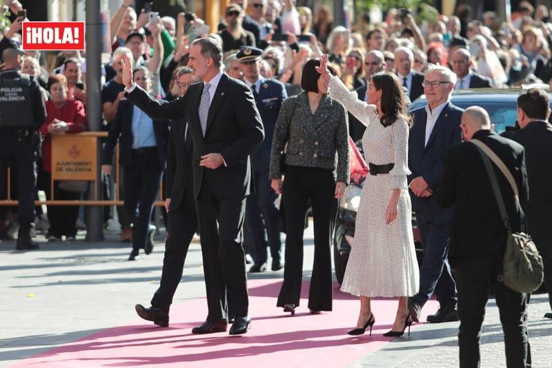 Don Felipe y doña Letizia en Valencia 