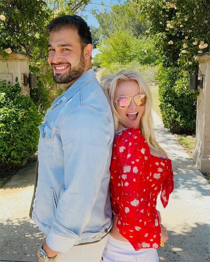 Britney Spears y su marido Sam Asghari