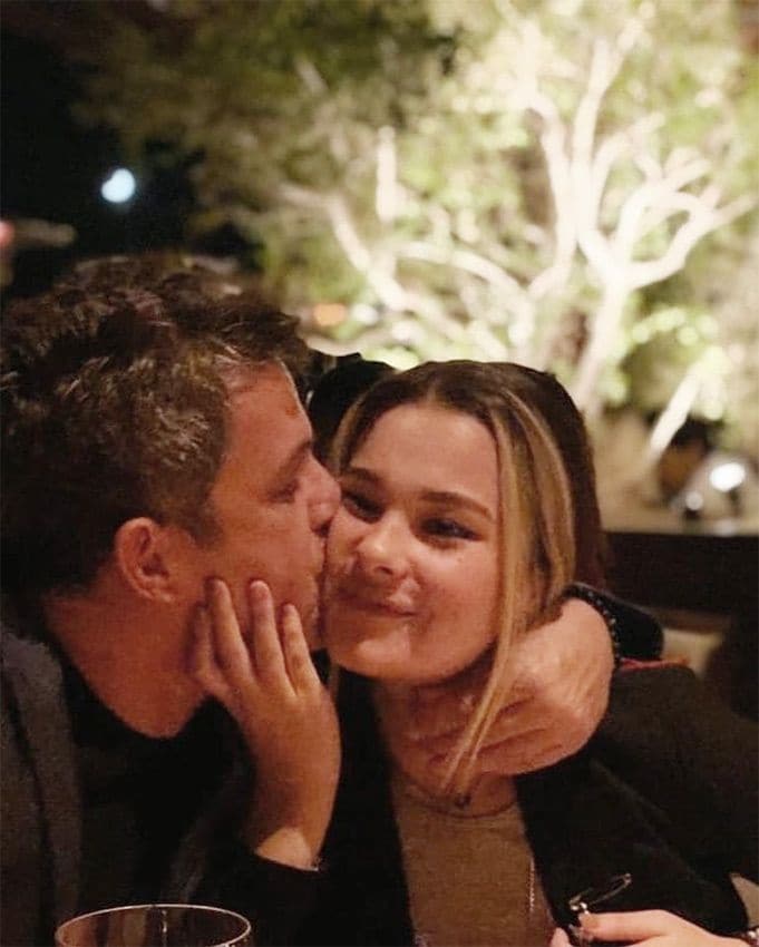 Alejandro Sanz y su hija Manuela